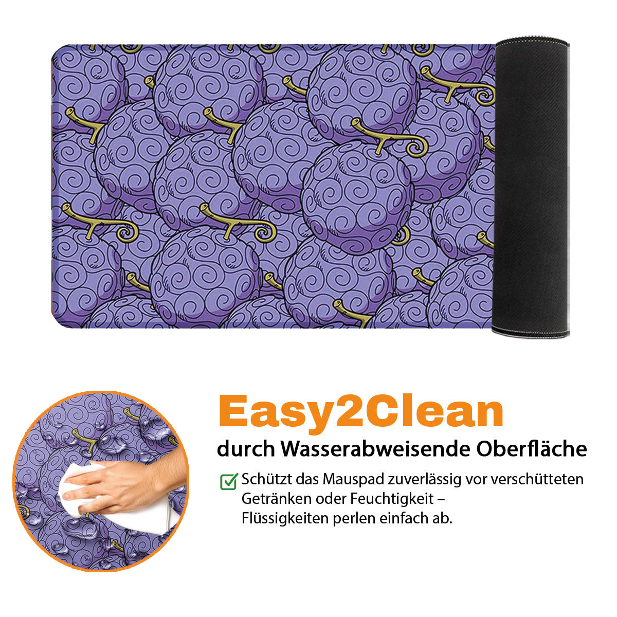 GOMU GOMU NO MI - Anime Design - XXL Gaming Mauspad