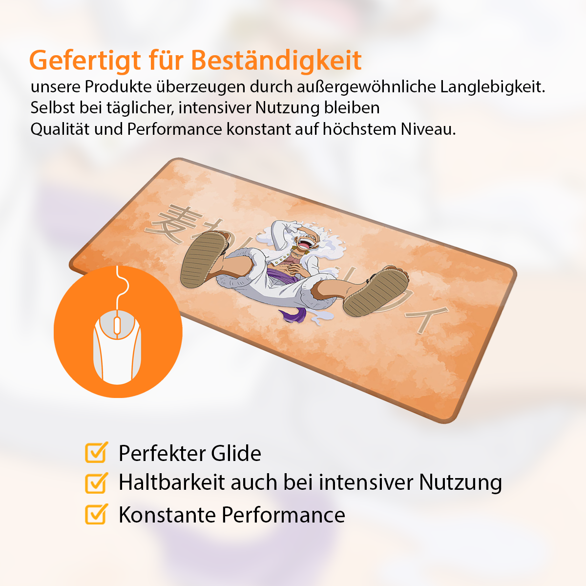 GOD OF LAUGHTER - Anime Design - XXL Gaming Mauspad