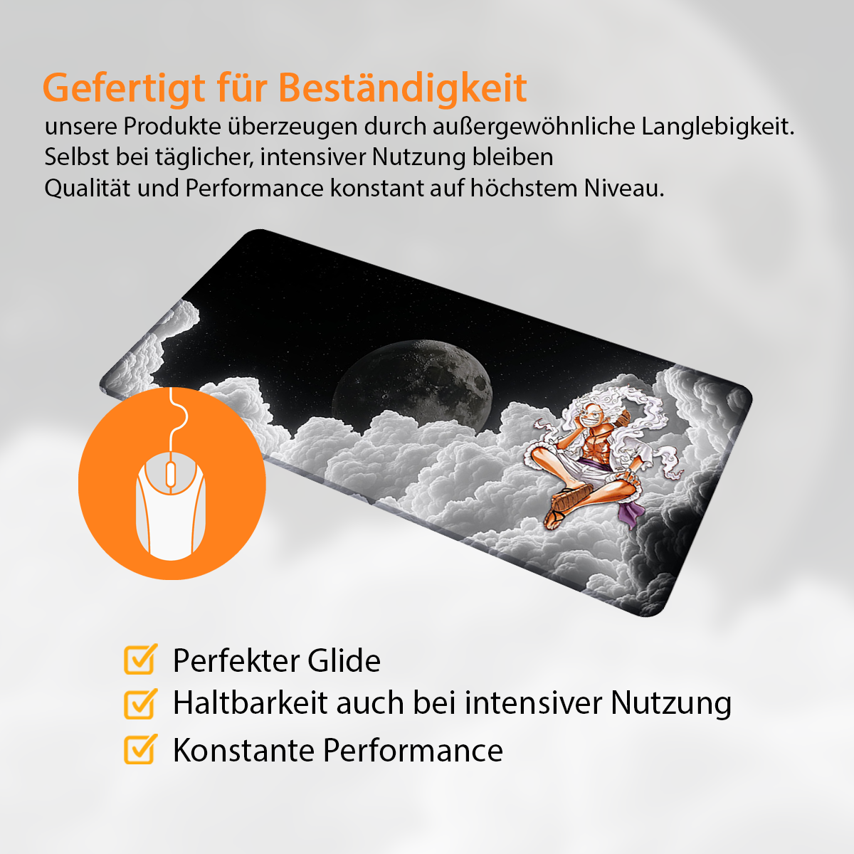 SUN GOD NIKA - Anime Design - XXL Gaming Mauspad