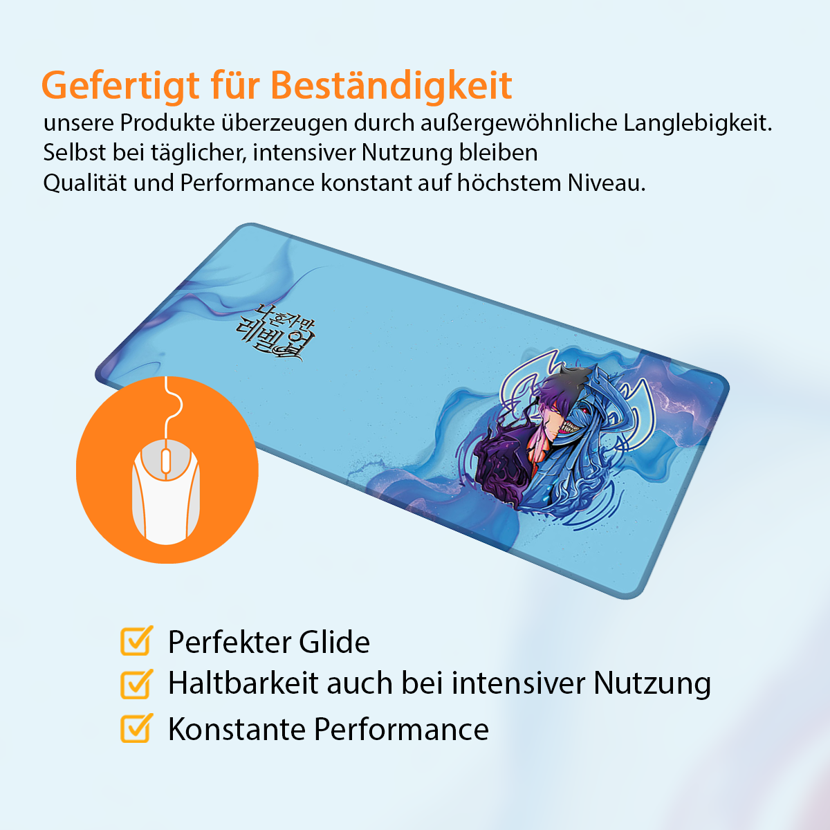 HUNTER / GOD - Anime Design - XXL Gaming Mauspad