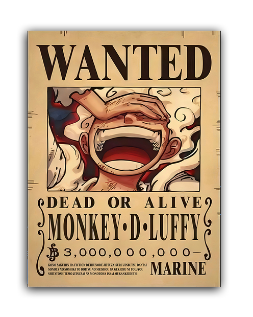 WANTED MONKEY - Bilderfolie für LED Rahmen
