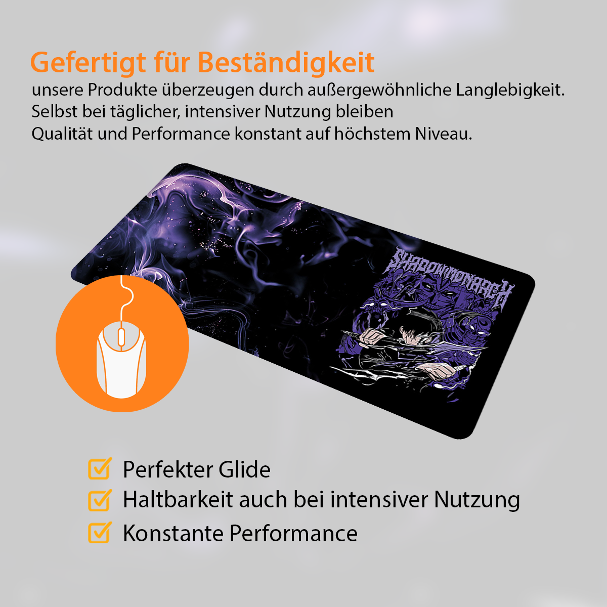 SHADOW MONARCH - Anime Design - XXL Gaming Mauspad