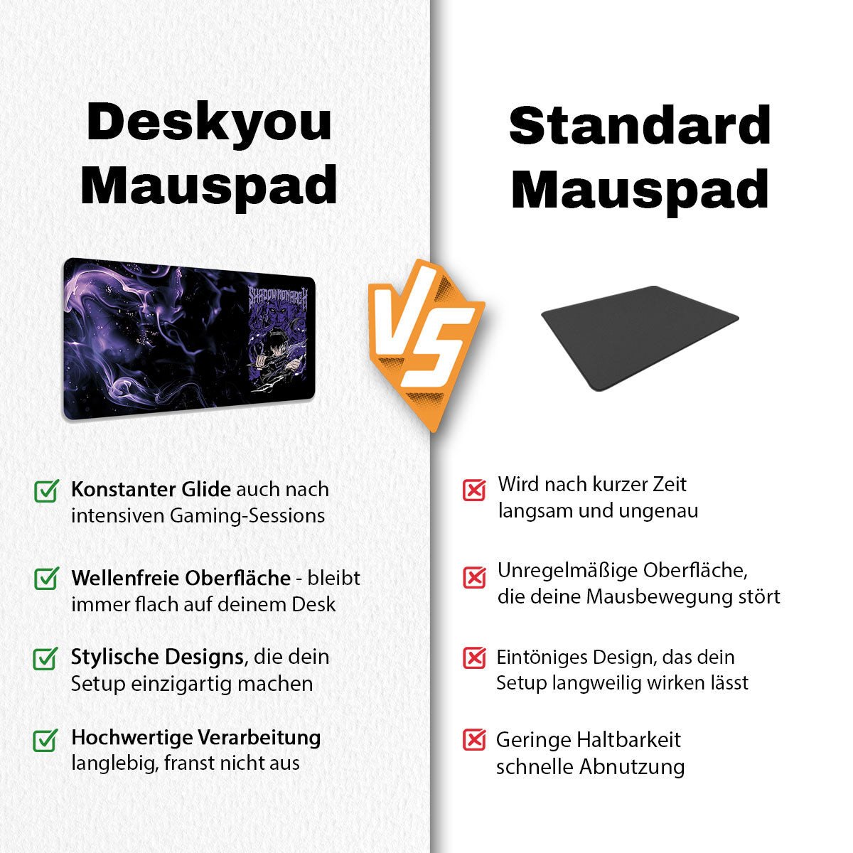 SHADOW MONARCH - Anime Design - XXL Gaming Mauspad