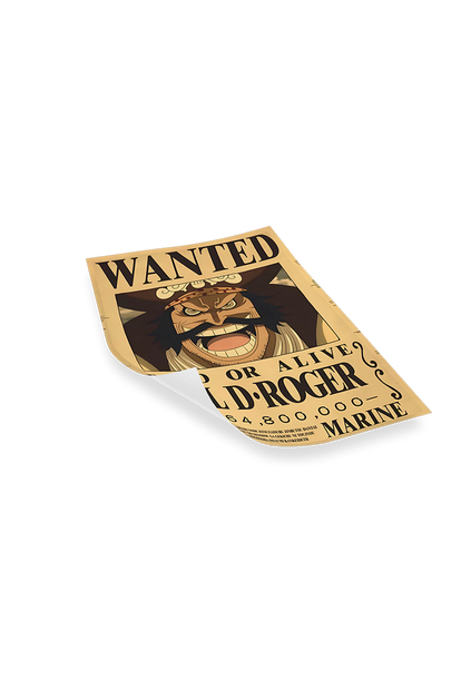 WANTED ROGER - Bilderfolie für LED Rahmen