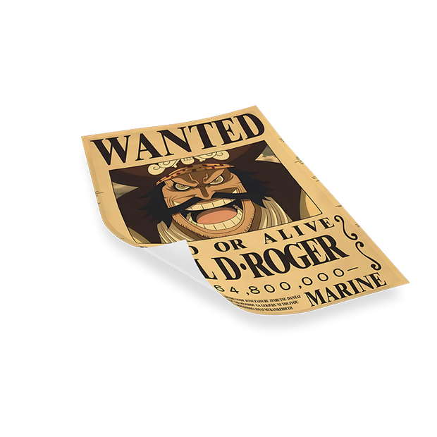 WANTED ROGER - Bilderfolie für LED Rahmen