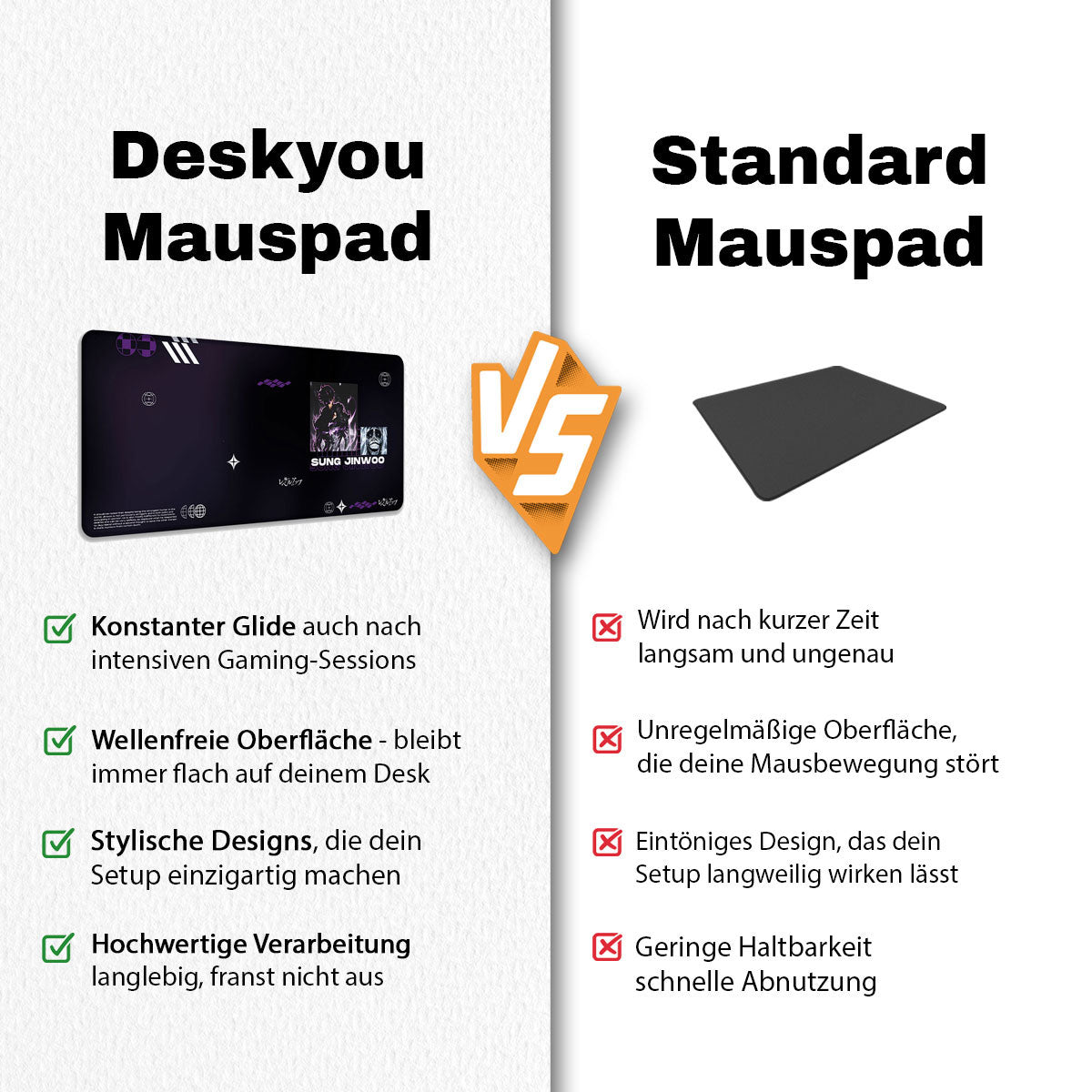 JINWOO - Anime Design - XXL Gaming Mauspad