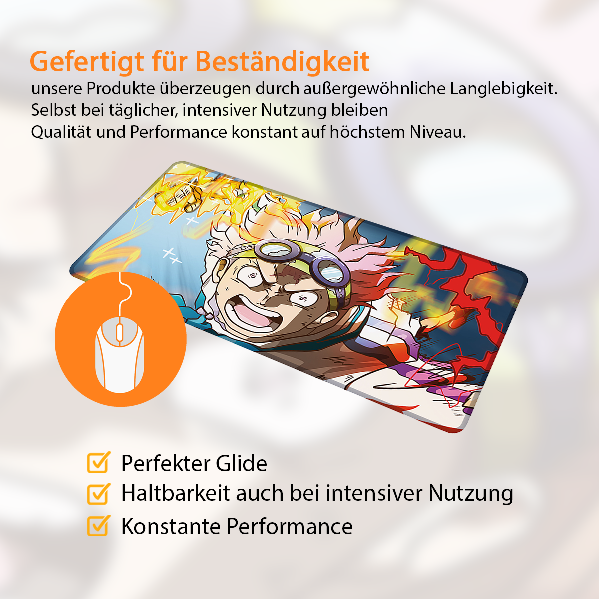 HONESTY IMPACT - Anime Design - XXL Gaming Mauspad