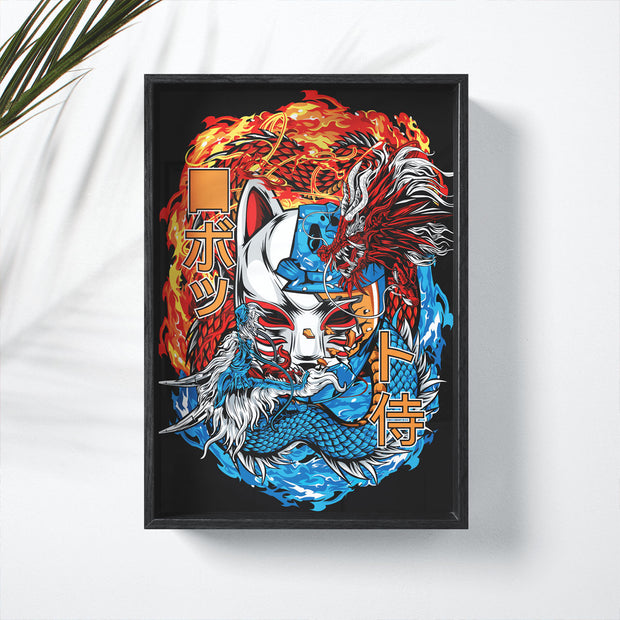 ICE AND FIRE - Deskyou Poster