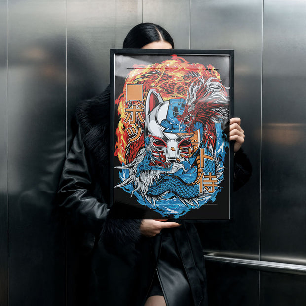 ICE AND FIRE - Deskyou Poster