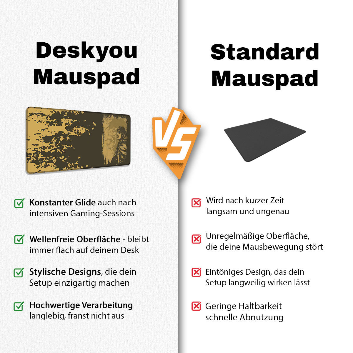 TITAN SCREAM - Anime Design - XXL Gaming Mauspad