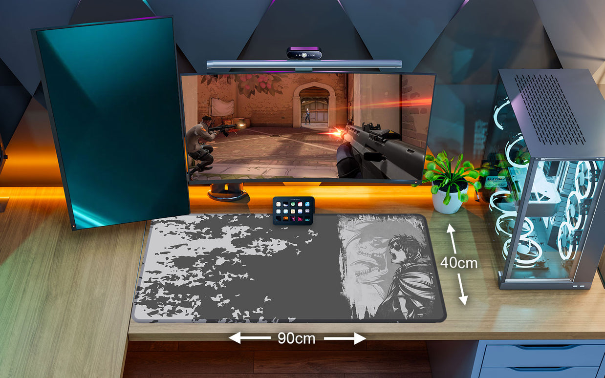 TITAN SCREAM - Anime Design - XXL Gaming Mauspad