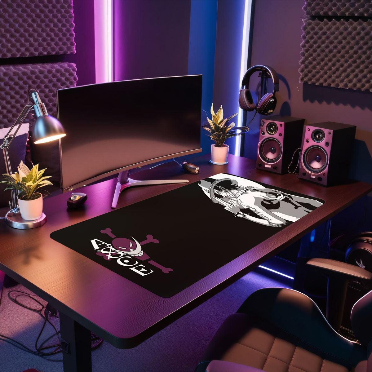 FIRE FIST - Anime Design - XXL Gaming Mauspad