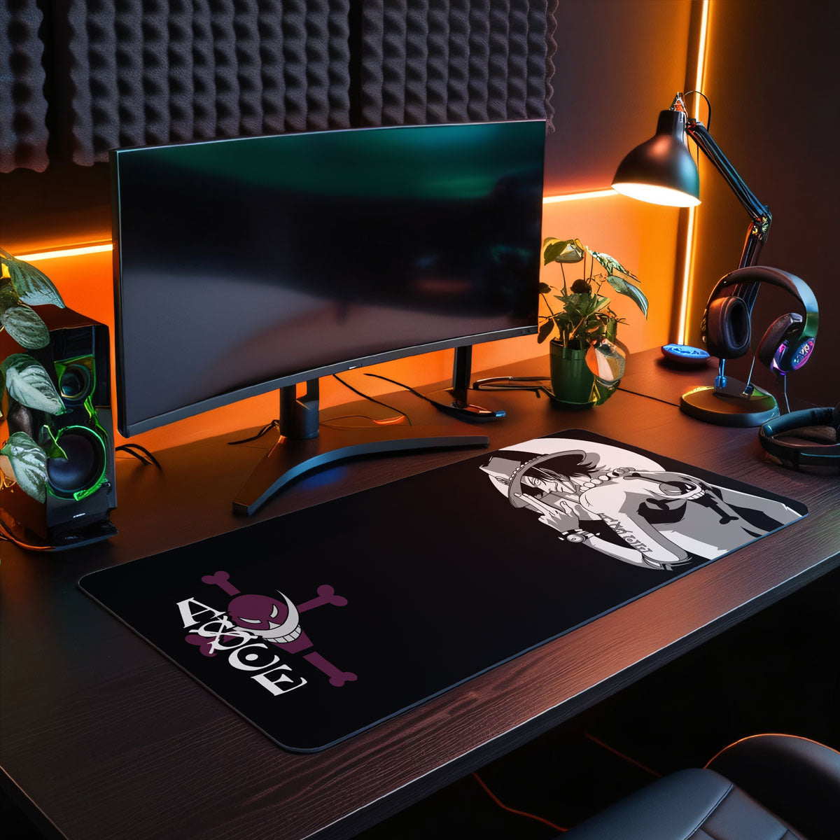 FIRE FIST - Anime Design - XXL Gaming Mauspad