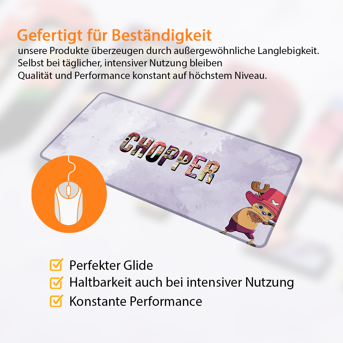 CHOPPER - Anime Design - XXL Gaming Mauspad