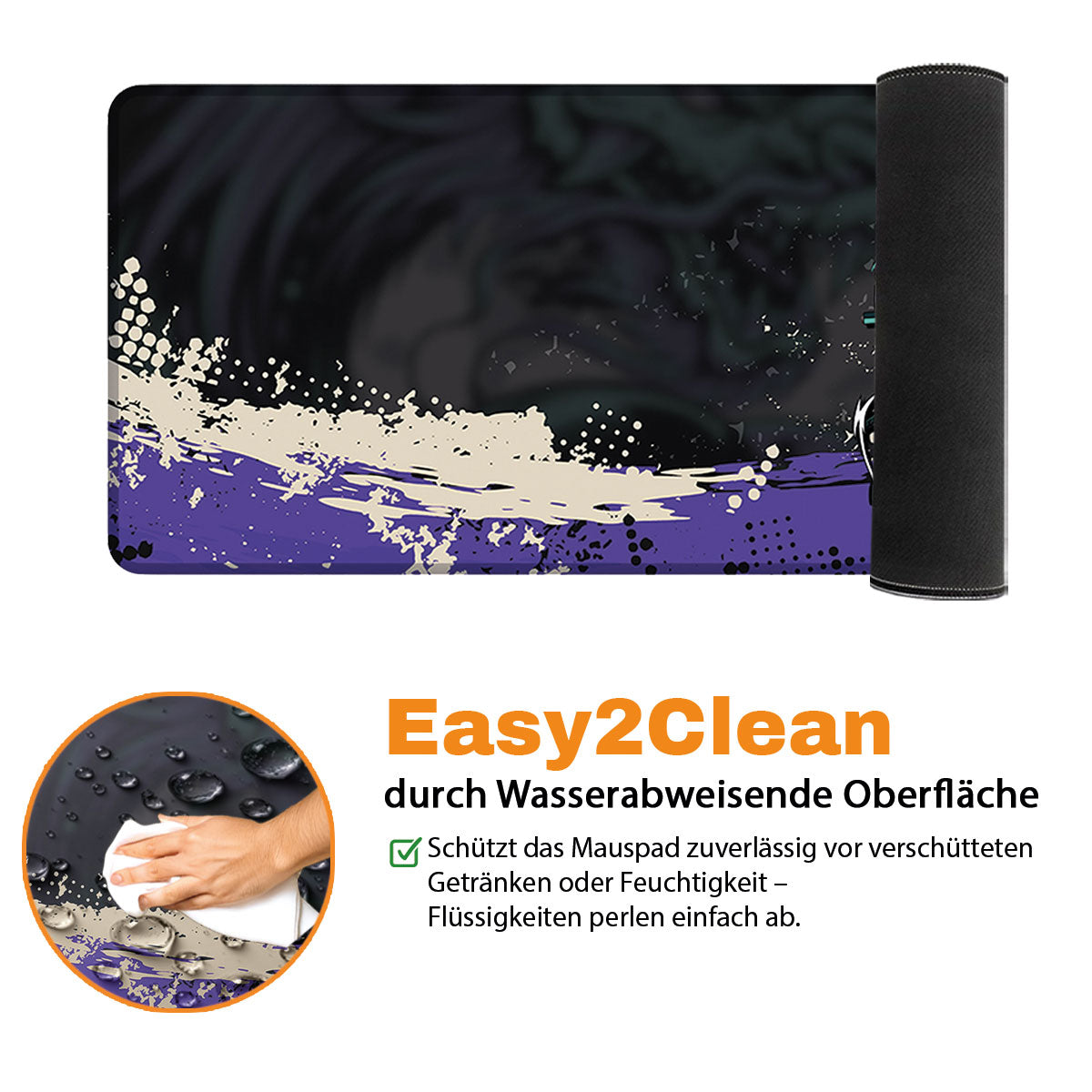 KING OF HELL - Anime Design - XXL Gaming Mauspad