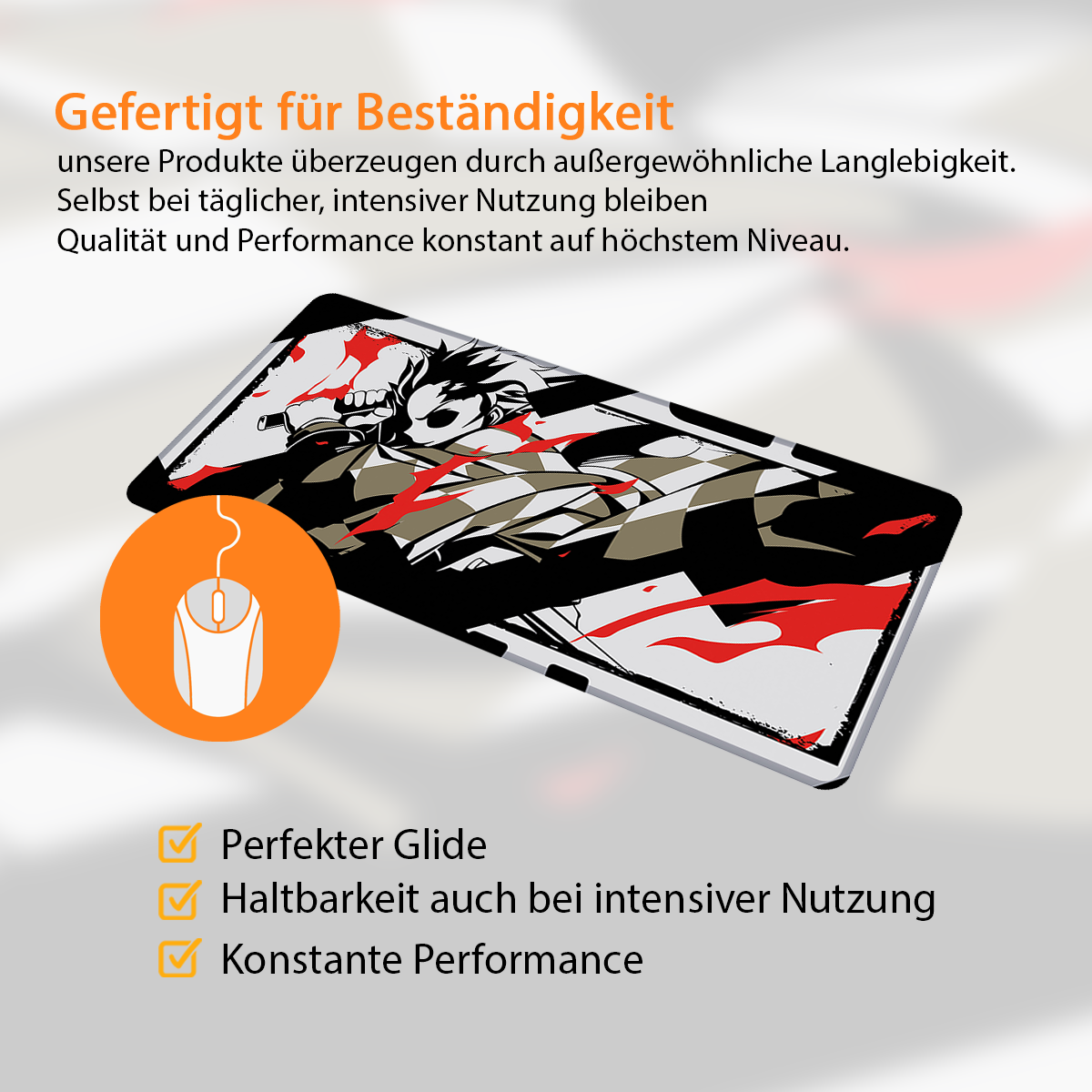 FLAME DANCE - Anime Design - XXL Gaming Mauspad