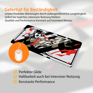 FLAME DANCE - Anime Design - XXL Gaming Mauspad