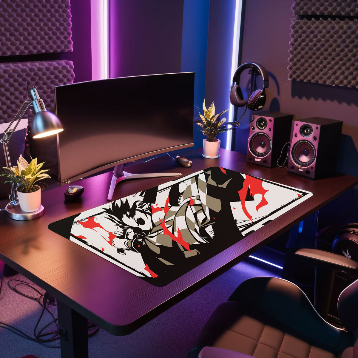FLAME DANCE - Anime Design - XXL Gaming Mauspad