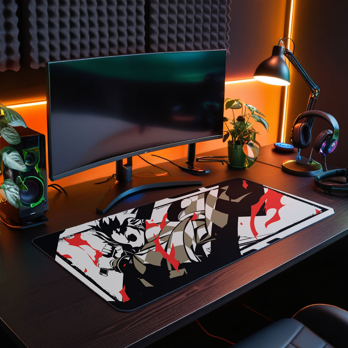 FLAME DANCE - Anime Design - XXL Gaming Mauspad