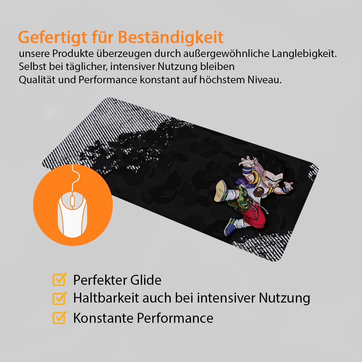 ATTACKING - Anime Design - XXL Gaming Mauspad