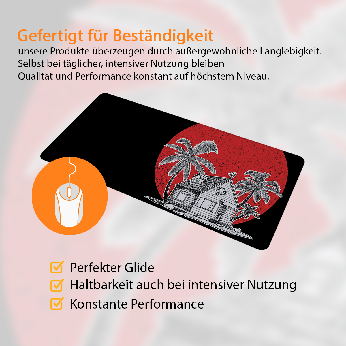 KAME HOUSE - Anime Design - XXL Gaming Mauspad