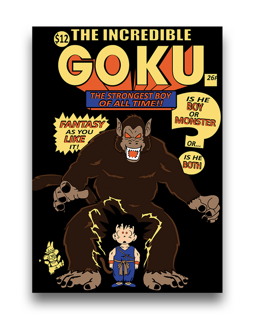 INCREDIBLE GOKU - Bilderfolie für LED Rahmen