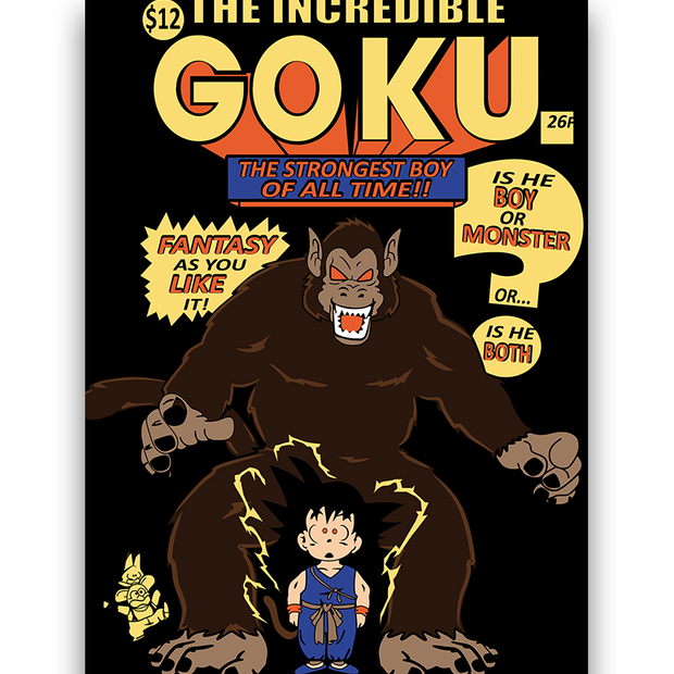 INCREDIBLE GOKU - Bilderfolie für LED Rahmen