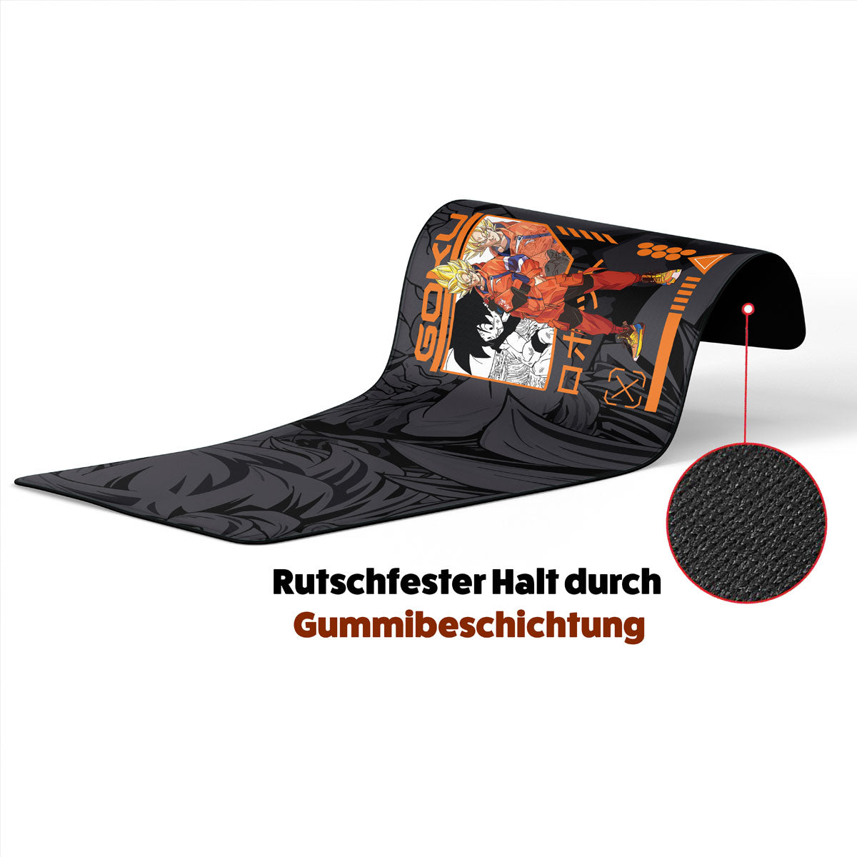 STREETWEAR GOKU - Anime Design - XXL Gaming Mauspad