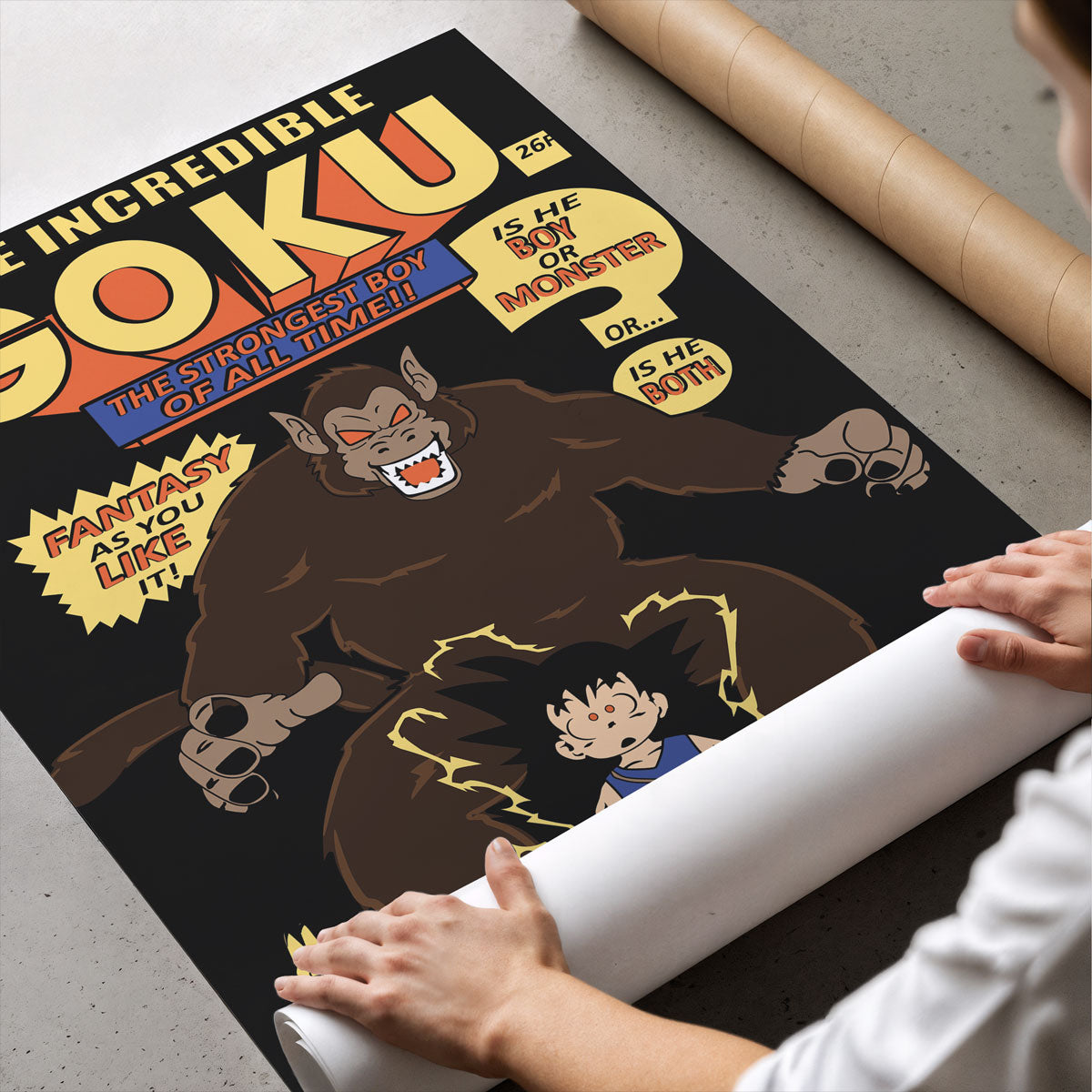 INCREDIBLE GOKU - Deskyou Poster