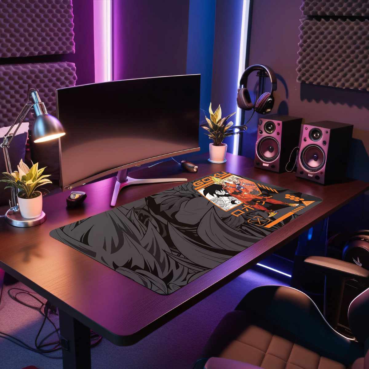 STREETWEAR GOKU - Anime Design - XXL Gaming Mauspad