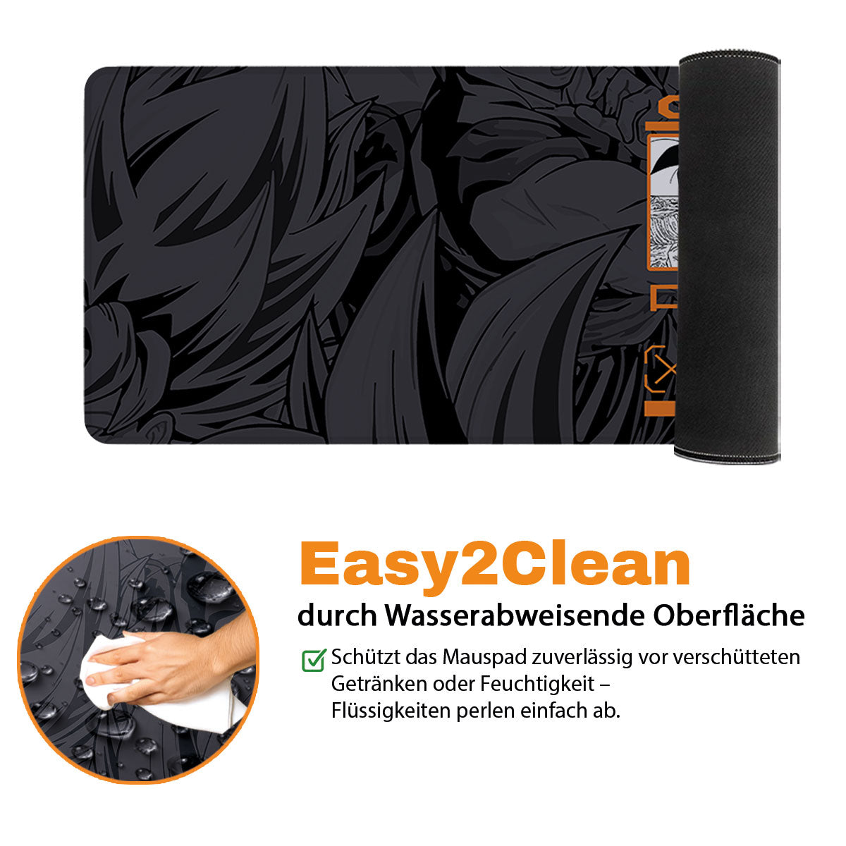 STREETWEAR GOKU - Anime Design - XXL Gaming Mauspad