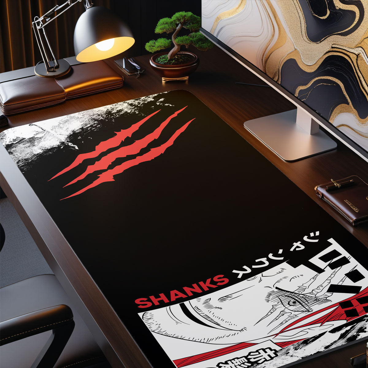 RED HAIR - Anime Design - XXL Gaming Mauspad