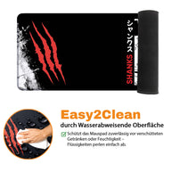 RED HAIR - Anime Design - XXL Gaming Mauspad