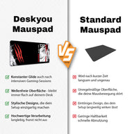 RED HAIR - Anime Design - XXL Gaming Mauspad