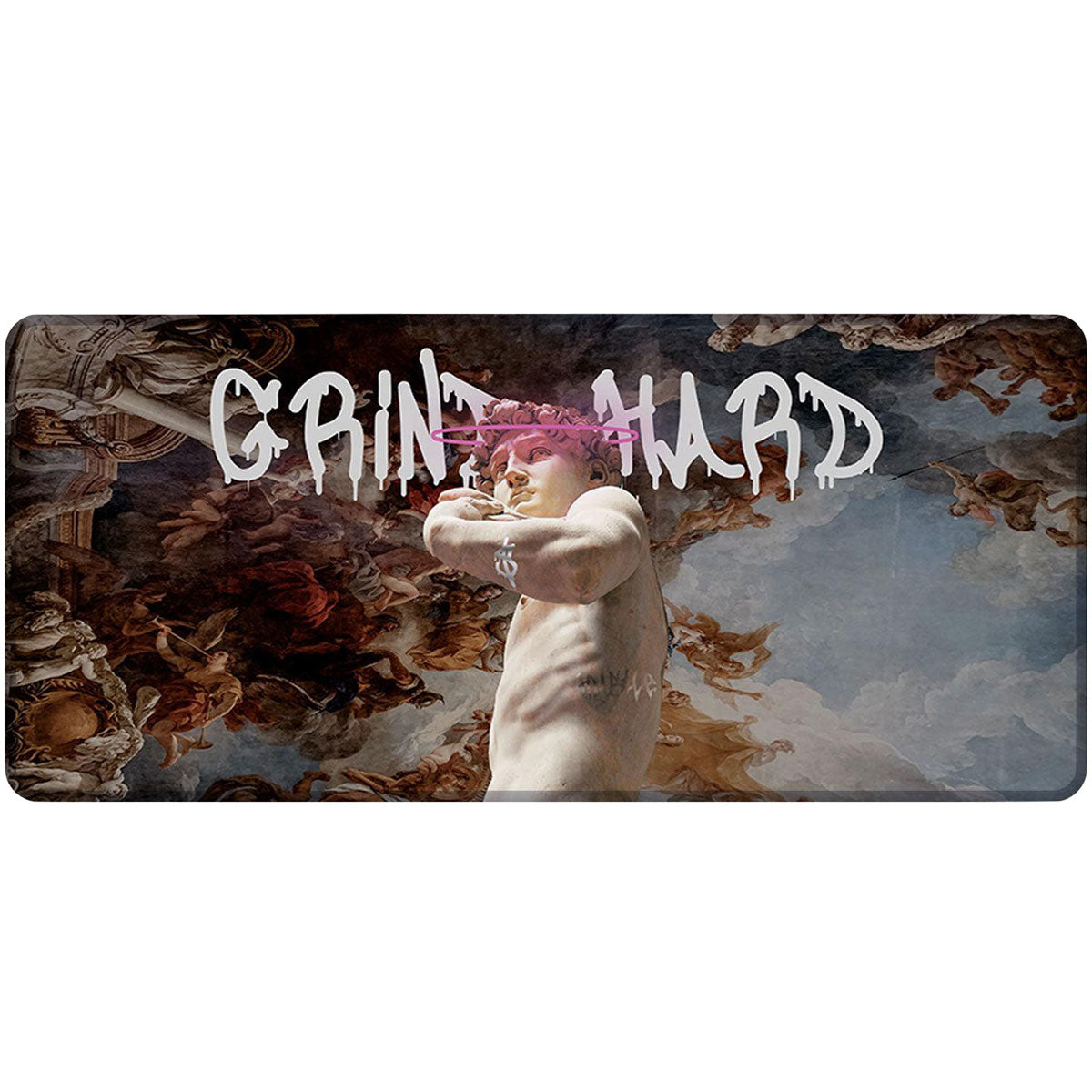 GRIND HARD - Art Design - XXL Gaming Mauspad