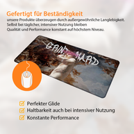 GRIND HARD - Art Design - XXL Gaming Mauspad