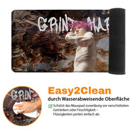 GRIND HARD - Art Design - XXL Gaming Mauspad