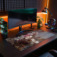 GRIND HARD - Art Design - XXL Gaming Mauspad
