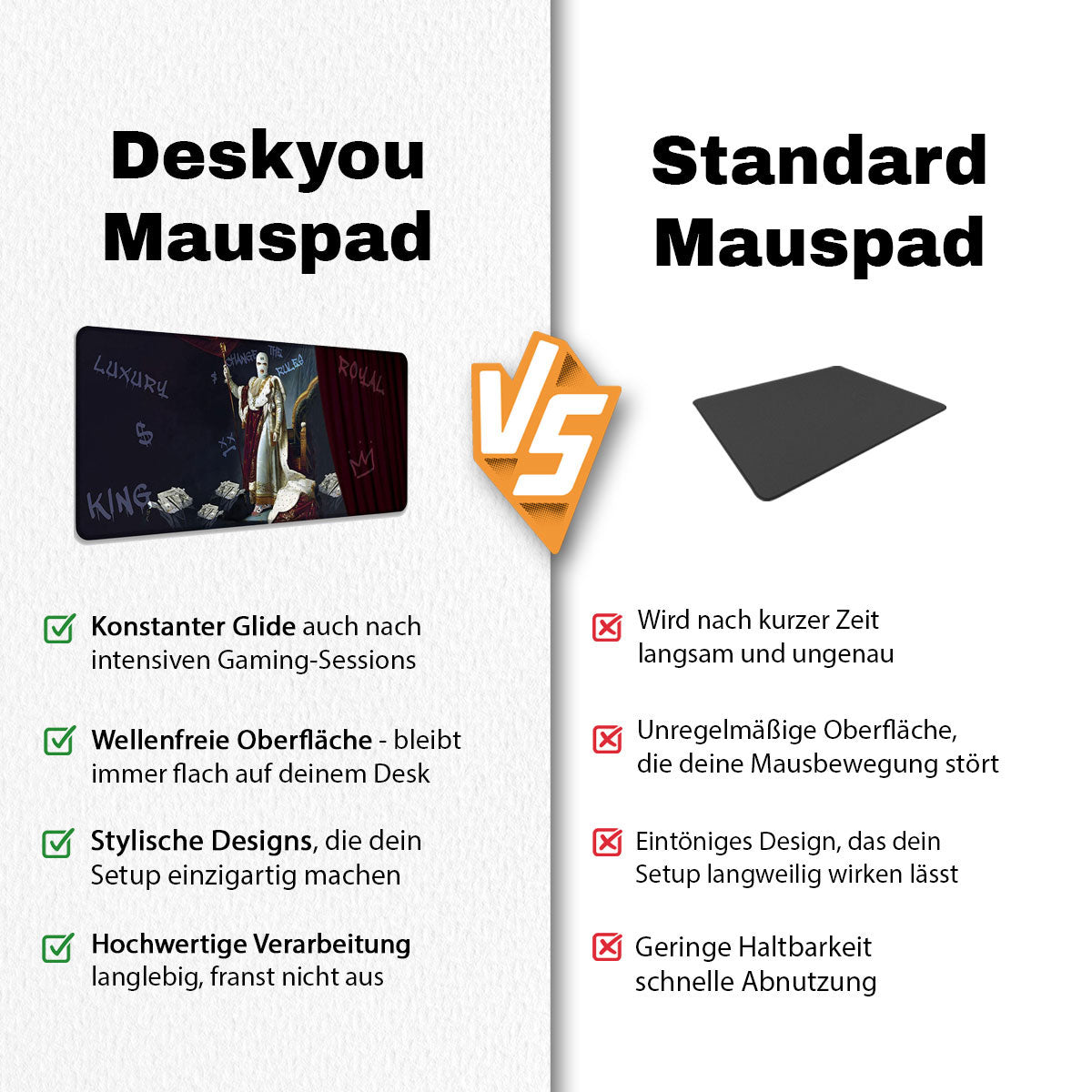 CHANGE THE RULES - Art Design - XXL Gaming Mauspad