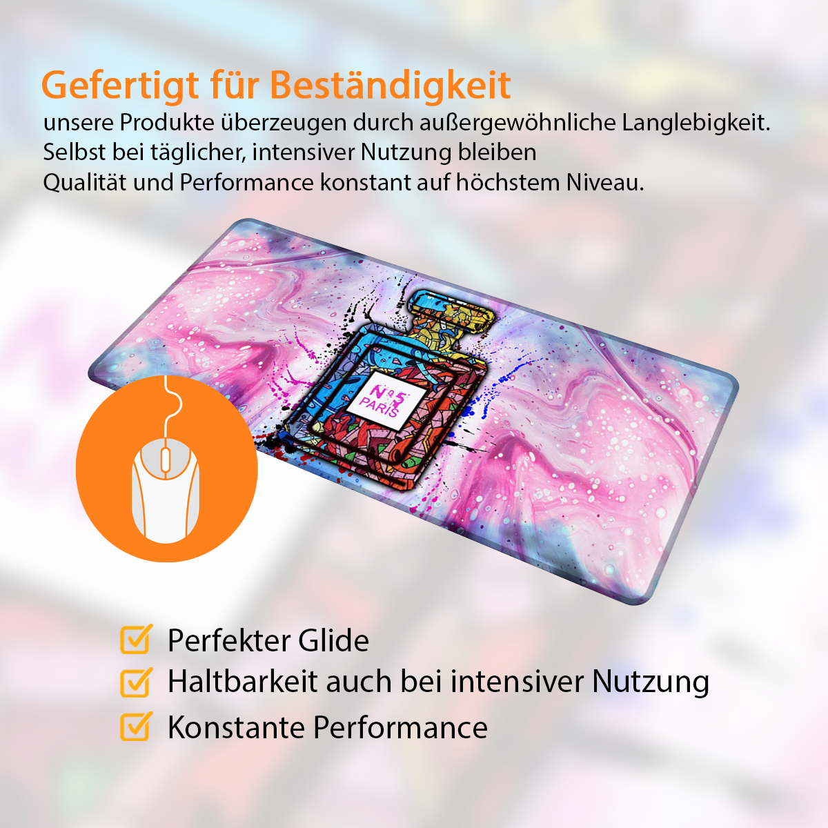 NO5 PARIS - Art Design - XXL Gaming Mauspad