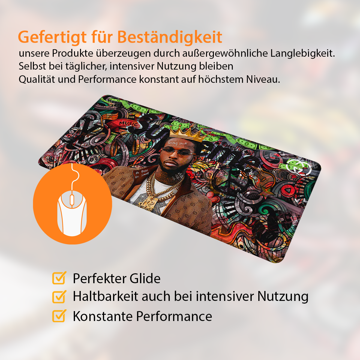 DESIGNER SMOKE - Art Design - XXL Gaming Mauspad