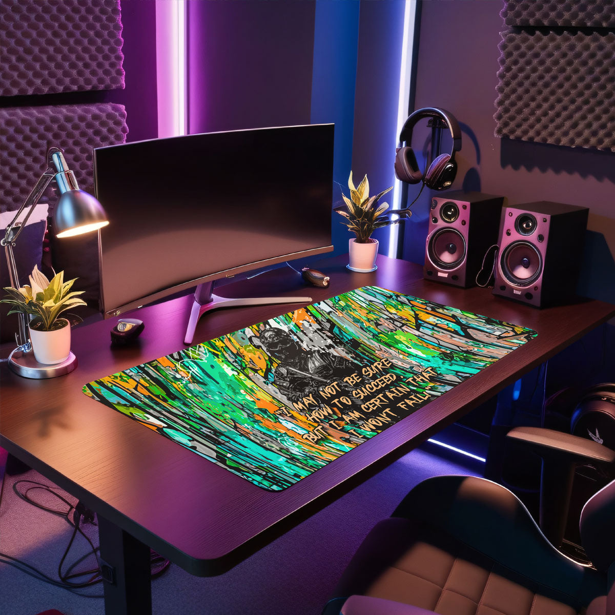 BORN TO SUCCEED - Art Design - XXL Gaming Mauspad