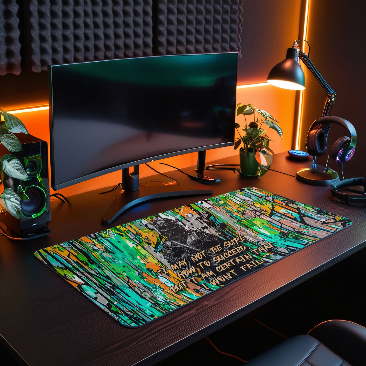 BORN TO SUCCEED - Art Design - XXL Gaming Mauspad