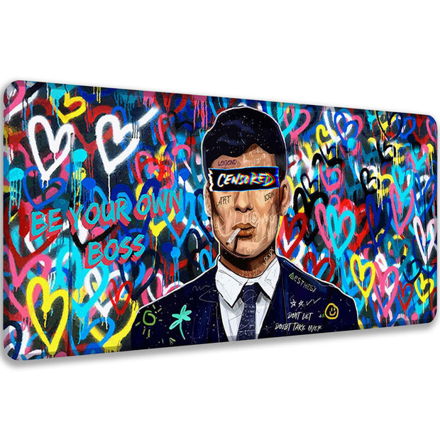 BE YOUR OWN BOSS - Art Design - XXL Gaming Mauspad