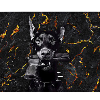 DOBERMANN - Art Design - XXL Gaming Mauspad