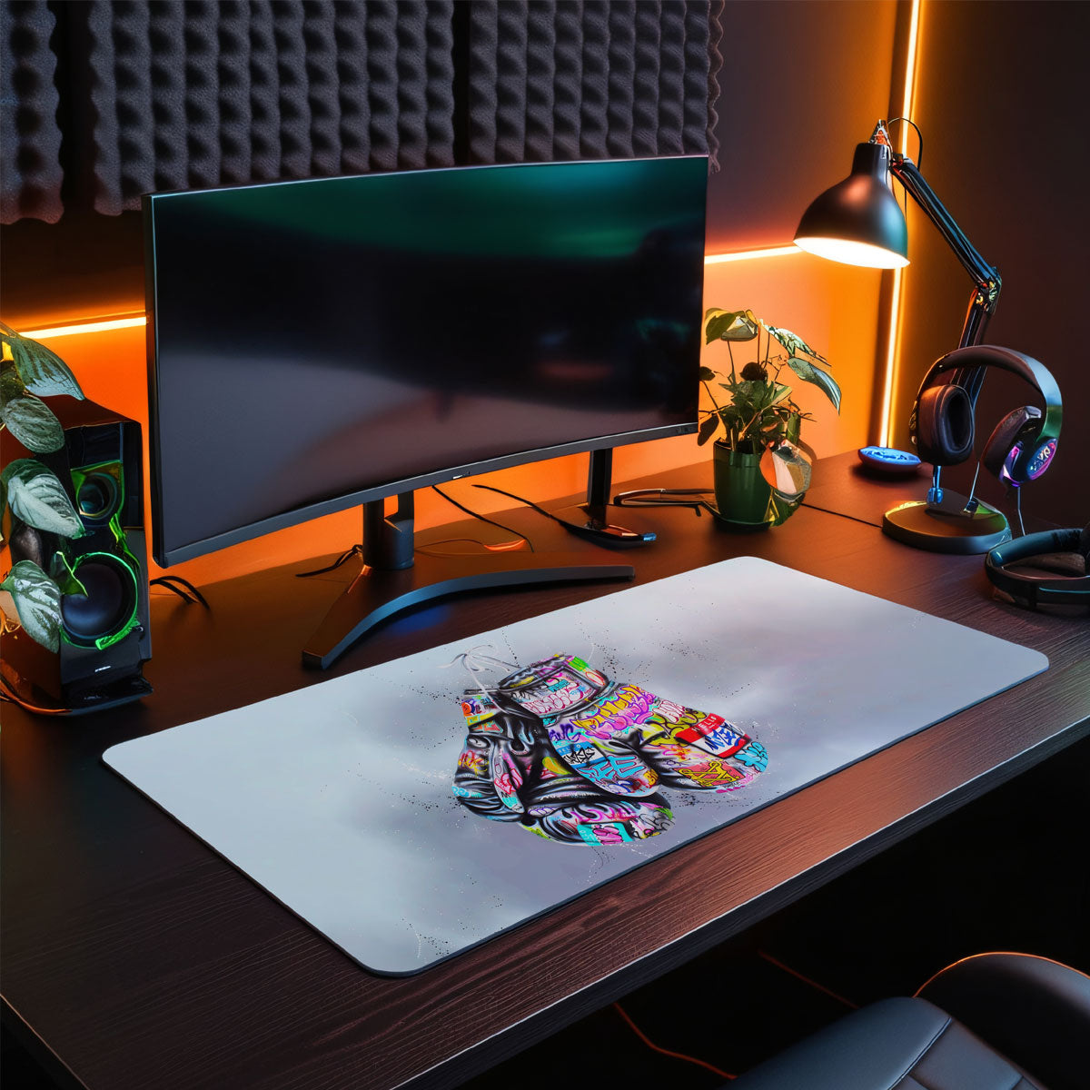 KNOCKOUT - Art Design - XXL Gaming Mauspad