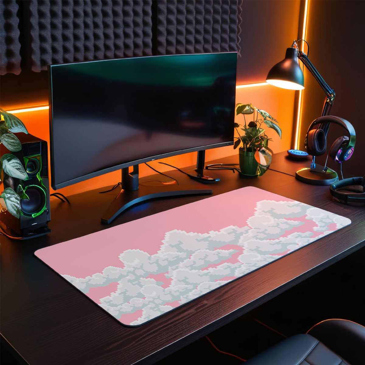PIXEL CLOUDS - XXL Gaming Mauspad