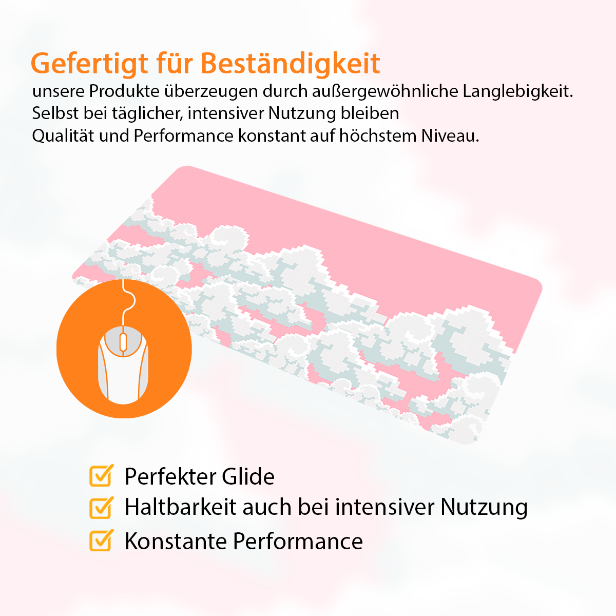 PIXEL CLOUDS - XXL Gaming Mauspad