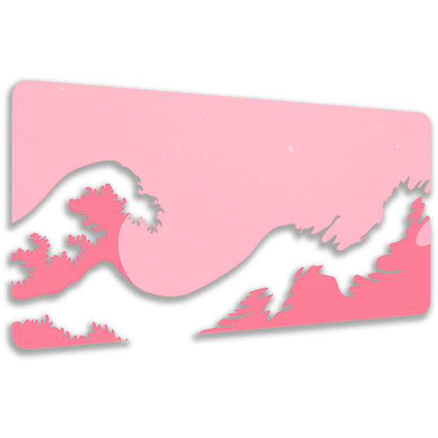 PINK WAVE - XXL Gaming Mauspad