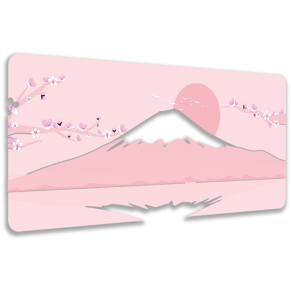PINK SAKURA MOUNTAINS - XXL Gaming Mauspad